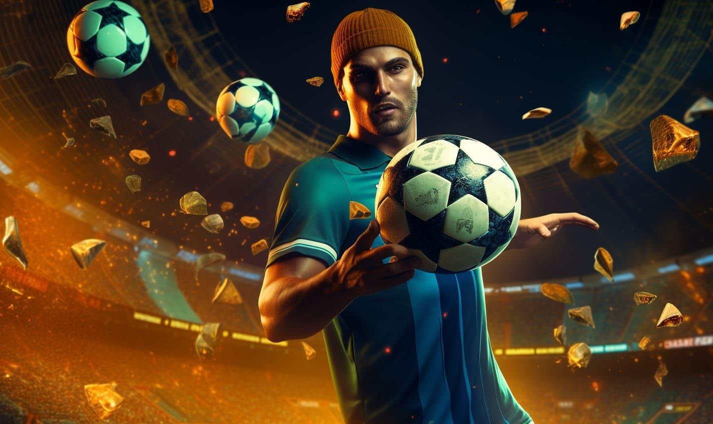 Feature cards showing be 2023 sports and gaming navigation concepts